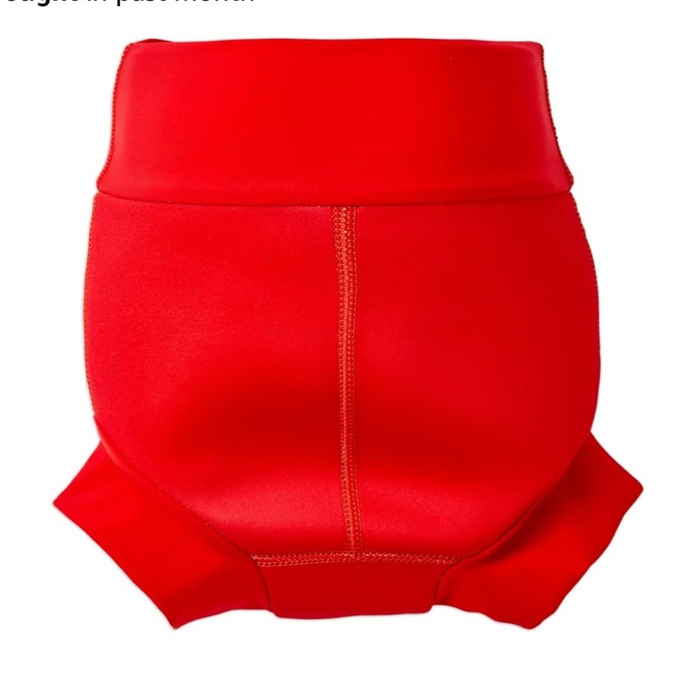Splash About Happy Nappy Reusable Swim Diaper, Red, 6-12 Months - Picture 3 of 5
